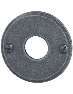 Rosace fer ronde Rouillé ciré - BRIONNE