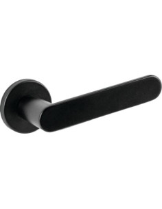 Ensemble sur rosace ronde SOPHIE Finition noir mat - ENDEX