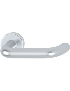 Ensemble Paris sur rosace Finition Inox coloris F9 - HOPPE