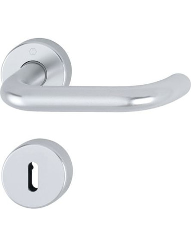 Ensemble Paris sur rosace Finition Inox coloris...