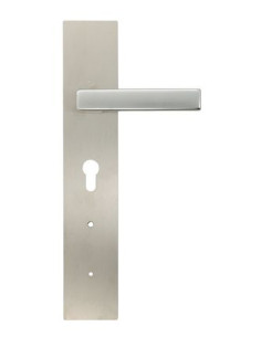 Demi-ensemble Toulon Somfy DoorKeeper Alu inox HOPPE
