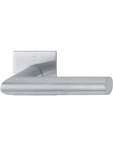 Béquille double inox Amsterdam sur rosace fine...