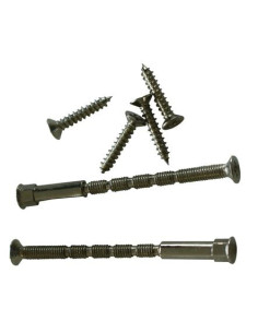 Vis bois et vis reliure pour ensemble inox SJ OPENLINE