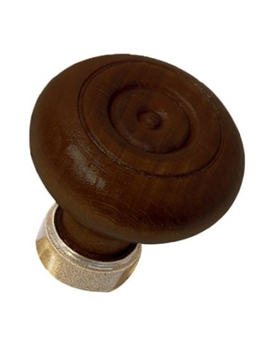 Bouton double hêtre Finition noyer - BRIONNE