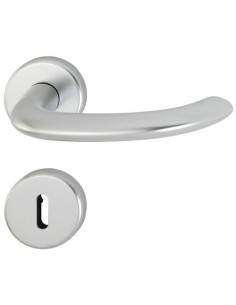 Ensemble Marseille sur rosace Finition Inox coloris F9 -...