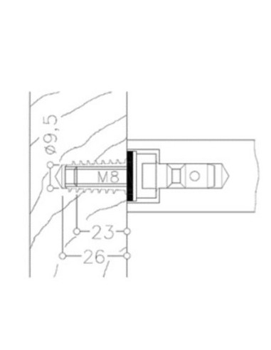 Kit de montage MU 1.3R NORMBAU ALLEGION
