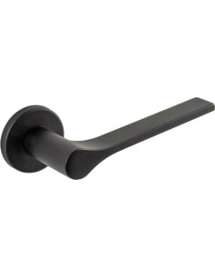 Ensemble sur rosace ronde JAED Finition noir mat - ENDEX
