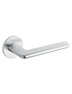 Béquille double sur rosace ronde fine 3098 Finition blanc... 2