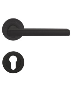Ensemble inox MONTANA sur rosace ronde Finition titan... 2