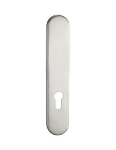 Plaque simple inox ELA Finition noir mat - OPENLINE 2