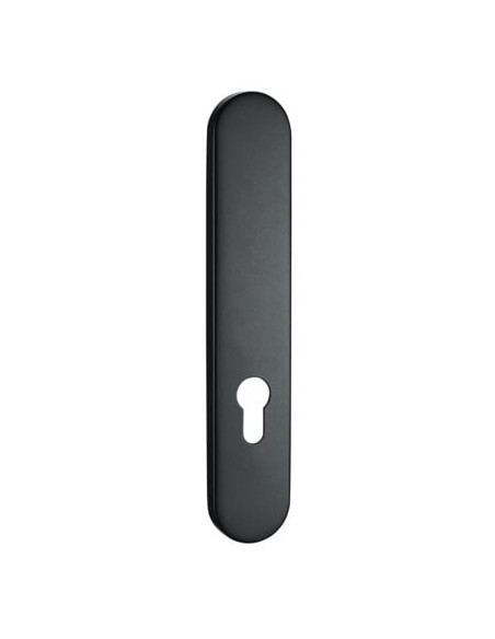 Plaque simple inox ELA Finition noir mat - OPENLINE