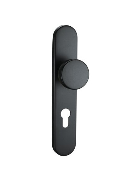 Demi-palière inox ELA bouton fixe Finition noir mat - OPENLINE