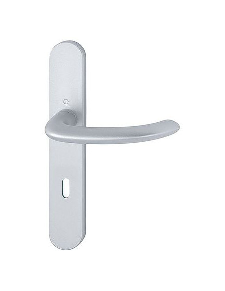 Ensemble Marseille sur grande plaque Finition argent secusan F1-2-S - HOPPE