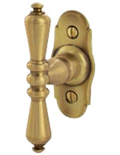 Béquille et bouton sur platine France Finition laiton...