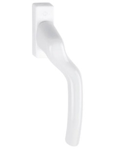 Poignée de fenêtre contre-coudée TOKYO, aluminium HOPPE