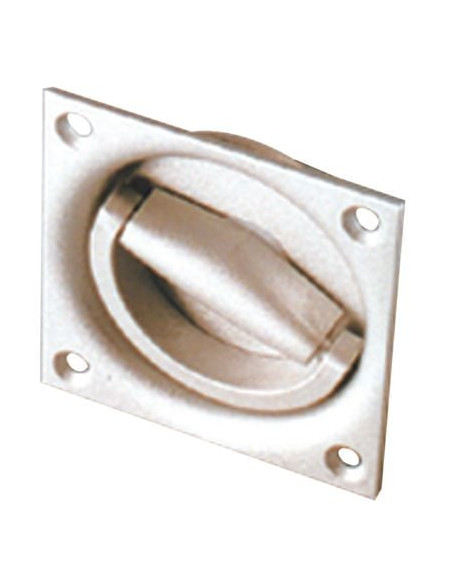 Poignée cuvette à encastrer aluminium KWS