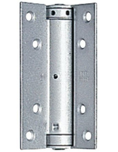 Charnière LIOB simple action Acier verni argent - GROOM...