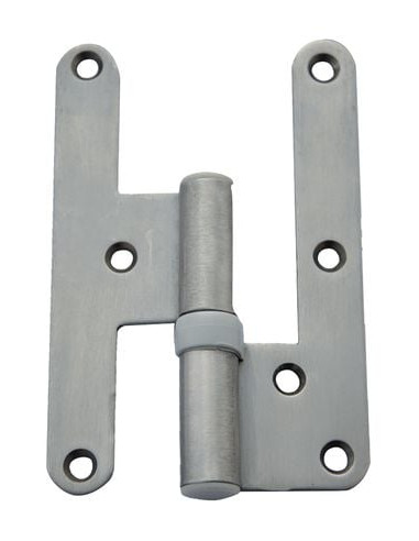 Paumelle universelle pour menuiserie bois inox...
