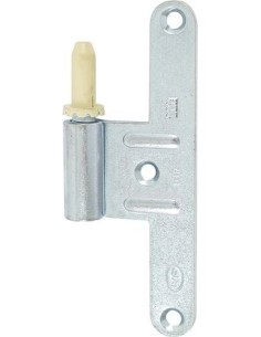 Paumelle universelle NF pour menuiserie bois Lame femelle... 2