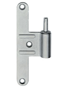 Paumelle universelle pour menuiserie bois acier zingué... 2