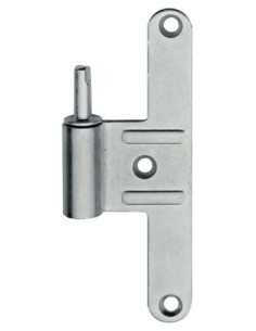 Paumelle universelle pour menuiserie bois acier zingué...