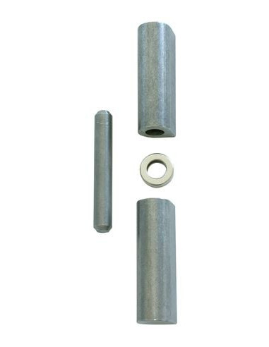 Paumelle à souder axe libre Bague laiton -...