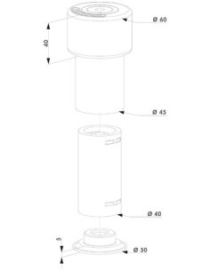 Butée GATESTOP LOCINOX 2