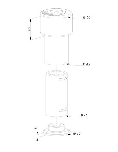 Butée GATESTOP LOCINOX