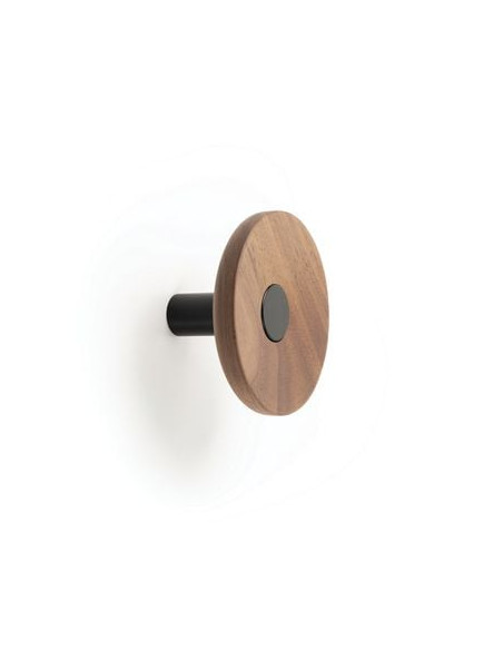 Patère Zoot Noir mat / noyer - VIEFE
