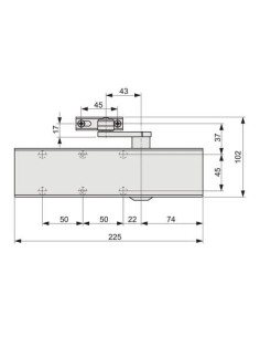 Ferme-porte à pignon et crémaillère TS 73 V Classic Line... 2