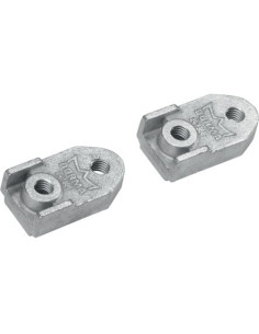 Paire de plaques de fixation pour glissière ITS 96 DORMAKABA