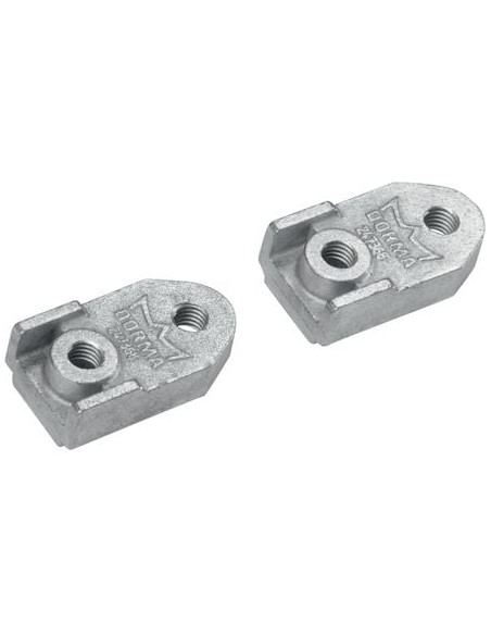 Paire de plaques de fixation pour glissière ITS 96 DORMAKABA