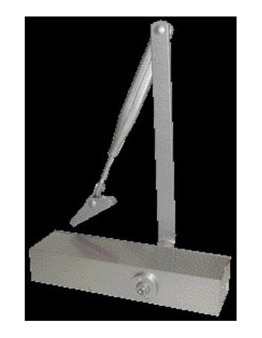 Kit ferme porte TS Prof CE en2-4 argent x8...