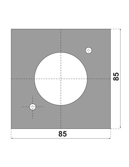 Plaque de recouvrement pour faux pivot DORMAKABA