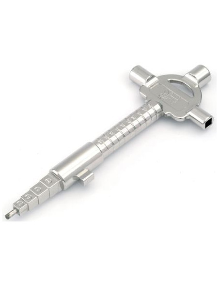 Clé de chantier zamak multifonction