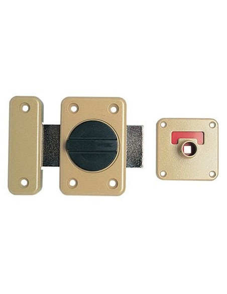 Verrou targette de WC Inox