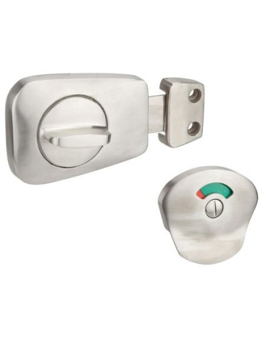 Verrou targette de WC Inox