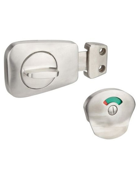 Verrou targette de WC Inox
