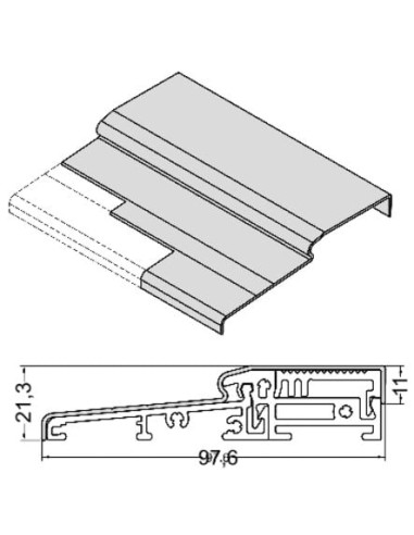 Profil PVC de protection