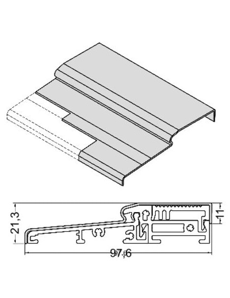 Profil PVC de protection