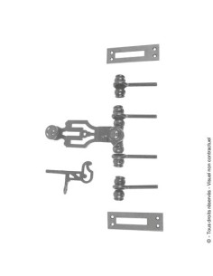 Accessoires pour espagnolette de croisée réglable TORBEL...
