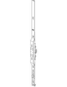 Crémone F7,5 Cote D fixe sans rampe FERCO 2