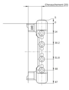 Palier compas s/axe unijet s 6-36026-20-0-1 FERCO 2