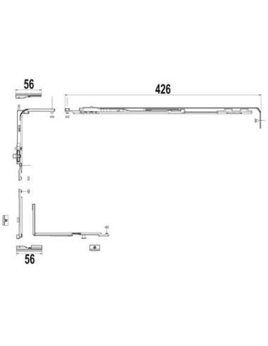 Boîte de base galicube inversé 1 vantail FAPIM
