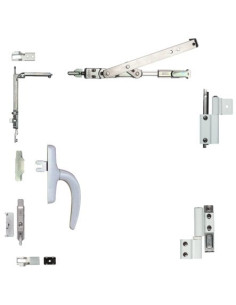 Ferrage Galicube NEFER 1 vantail - compas moyen - FAPIM