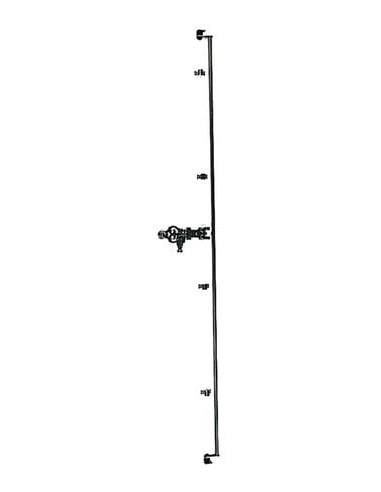 Espagnolette ronde tube rainure Ronde tube...