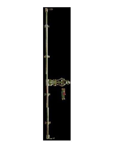 Espagnolette ronde tube rainure Ronde tube...