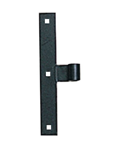 Penture verticale Acier poudré polyester noir -...