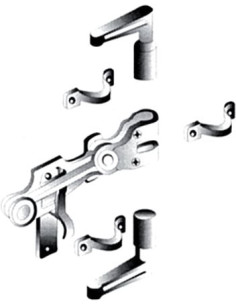 Accessoires pour espagnolette contemporaine TORBEL INDUSTRIE