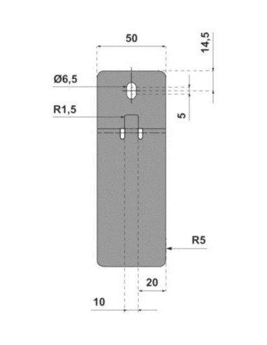 Support de rail 10185 MANTION